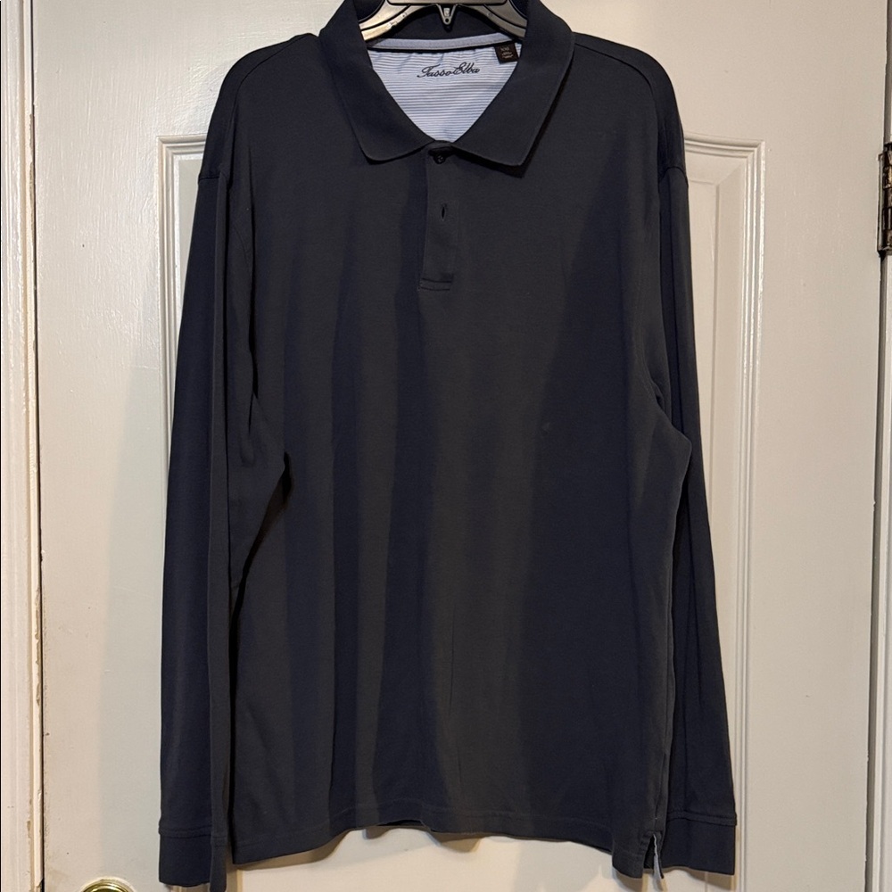 Tasso Elba Men's Dark Blue Polo Shirt